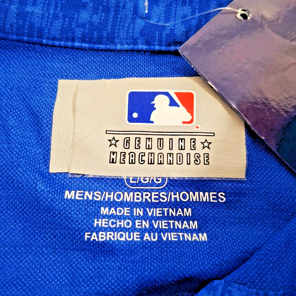 Chicago Cubs Polo Shirt Men's Large Blue Genuine Merchandise MLB Baseball Sports - Picture 7 of 7